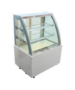 White 260L Floor-to-ceiling Refrigerated Display Cabinet 35” Showcase Ba... - $1,852.98 CAD