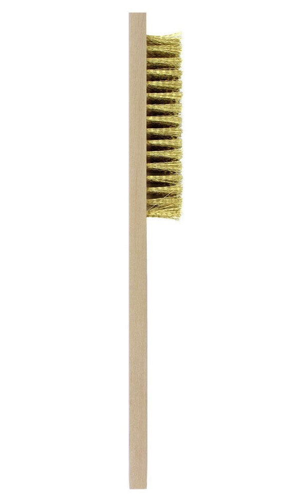 Suede Nubuck 8&quot; BRASS wire Bristle BRUSH Clean shoes boots bass bucks cl... - $14.66
