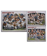 1975,1976 and 1977 Brewers  3 POSTERS Poster Rare from Mautz Paint  Mickey Mantl - $259.99