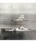 Murderers Row Carriers In Ulithi Anchorage 1945 WW2 Photo Print Military... - $761.39 MXN