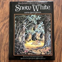 Walt Disney&#39;s Snow White &amp; The Seven Dwarfs Abrams 50th Anniversary Edition 1987 - £9.53 GBP