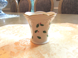 Lenox Holiday Votive Candle Holder Dimension Collection 3.25&quot;H w/candle - $5.89