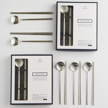 Lassiette Ebro Premium Stainless Steel Cutlery 10p Easy Grip Tableware Silver - £44.82 GBP
