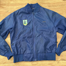 Vintage Le Tigre Zip Light Windbreaker Jacket Large/Medium Blue Bermuda - £43.00 GBP