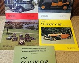 1965 The Classic Car Magazine 4 Issues Full Year Car Club America Antiqu... - $14.24