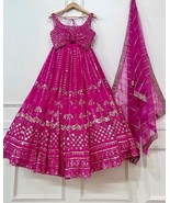 INDIAN BOLLYWOOD  LENGHA  CHOLI WEDDING PARTYWEAR PAKISTANI,NEW DESIGNER LEHENGA - $50.00