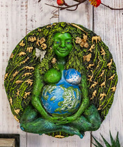 Oberon Zell Millennial Gaia Green Earth Mother Goddess Te Fiti Wall Decor Plaque - £33.64 GBP
