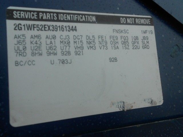 Right Rear Door Glass OEM 2000 2001 2002 2003 2004 2005 Chevrolet Impala  Item image 6