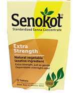 Senokot Extra Strength Natural Vegetable Laxative Tablets 17.2 mg 12 Ct ... - €6,68 EUR