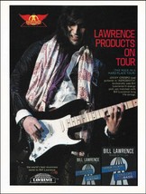 Aerosmith Jimmy Crespo 1983 Bill Lawrence guitar pick-up &amp; strings ad print - £3.30 GBP
