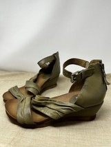 Miz Mooz Cassie Leather Heeled Sandals Green Women’s EU 42 US 11 - £31.39 GBP