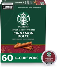 Starbucks Cinnamon Dolce Coffee 60 to 120 Count Keurig K cups Pick Any Size - £51.15 GBP+