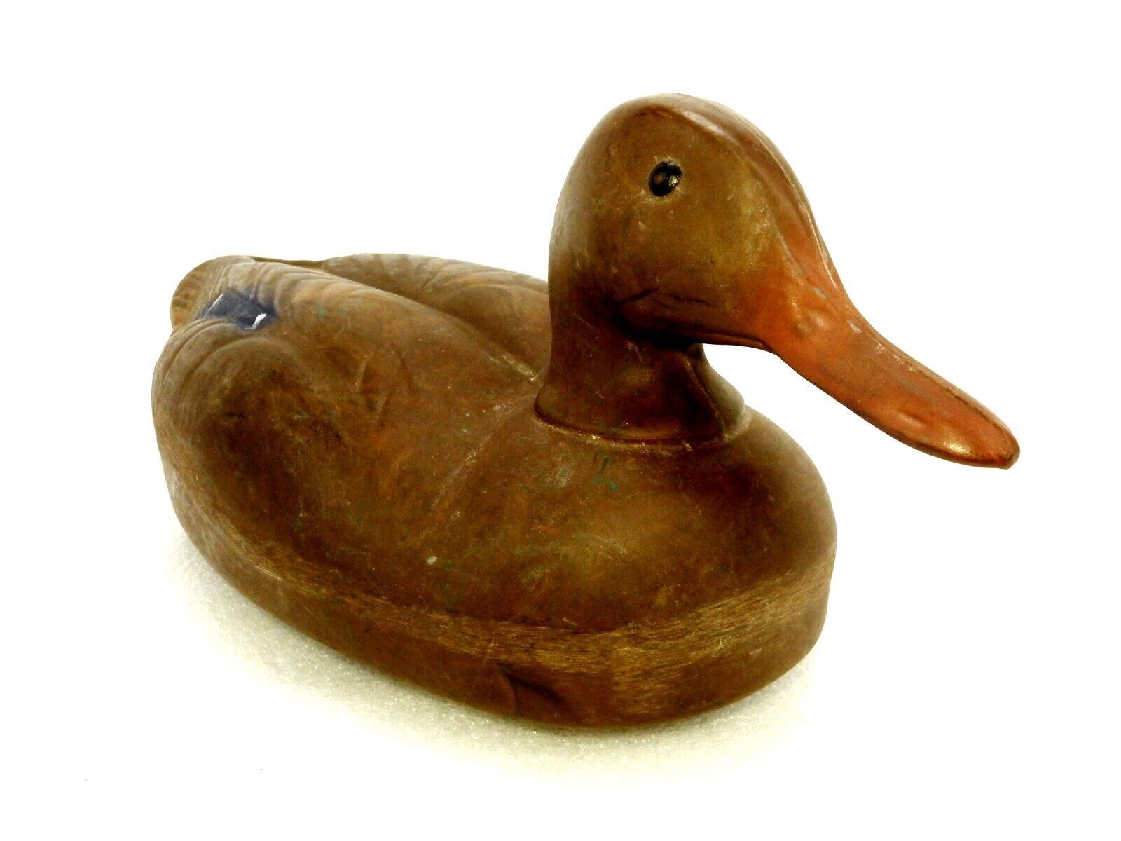 Herter&#39;s Vintage Plastic Duck Decoy, Brown Head Mallard, Anchor Mount, D... - $19.55