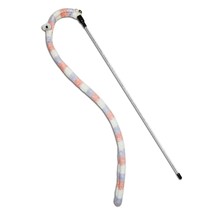 Touchcat &#39;Worm-Tail&#39; Cat Teaser with Durable Glittered Cat Wand for Prem... - £15.65 GBP