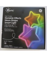 GE CYNC Dynamic Effects Smart LED Neon Shape Light Full Color 2.4GHz Wi-... - $98.99