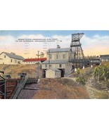 Mesabi Range Underground Mine Shaft Arrowhead Country Minnesota linen po... - £4.70 GBP