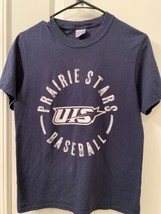 Port &amp; Company Boys Short Sleeve T-Shirt Prairie Stars Baseball Size L - £22.40 GBP