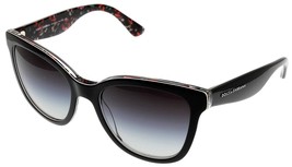 Dolce &amp; Gabbana Sunglasses Women Black White Cat Eye DG4190 27798G - £133.78 GBP