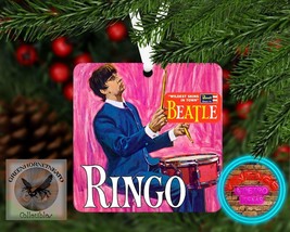 Beatles RINGO Revell Model Kit Art Aluminum Square Christmas Ornament w ... - $249.18 MXN