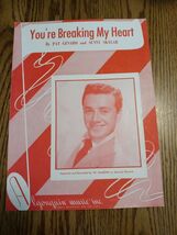 You&#39;re breaking My Heart Sheet Music Vic Damone - $25.80 CAD