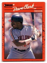 1990 Donruss #492 Dave Clark    Cleveland Indians Baseball Cards EX/NM ID:57584 - $1.67