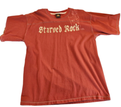 Starved Rock T-Shirt Made In USA Large-Unisex-Made In USA - £19.20 GBP