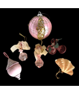 Pink Christmas Ornaments Lot Special Tree Romantic Regency Fancy Victori... - $924.59 MXN