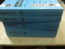 2009 Chevy Traverse Outlook Buick Enclave Gmc Acadia Service Shop Manual Set Oem - £334.47 GBP