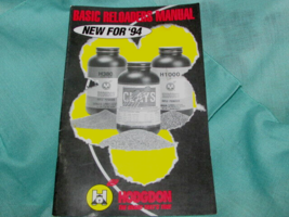 HODGDON Basic Reloaders Manual 1994 41 pgs (N-W) - $64.35