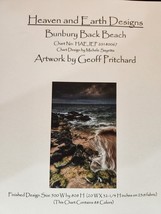 Heaven And Earth Designs Bunbury Back Beach Cross Stitch Chart - £11.25 GBP