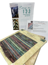 Fons &amp; Porter Easy 1 2 3 Triangle Quilts Tidepool NEW - £60.52 GBP