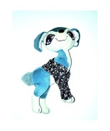 Bratz Petz Dog 10&quot; Blue Plush Big Eyes Soft Toy Stuffed Bendable Legs Po... - €10,72 EUR