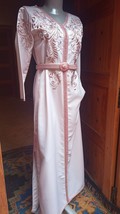New luxury Moroccan long wedding dress kaftan, Traditional Beaded Africa... - $300.99