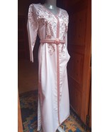New luxury Moroccan long wedding dress kaftan, Traditional Beaded Africa... - £236.14 GBP