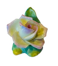 Coalport England fine china porcelain flower staffordshire figurine mini Rose uk - £15.78 GBP