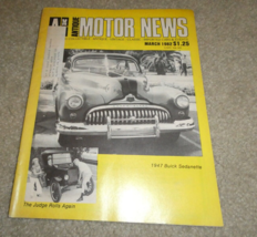 Vintage March 1982 Antique Motor News Magazine - $15.84