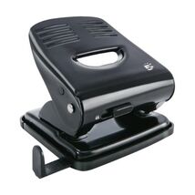5 Star Punch 2-Hole Metal with Plastic Base Capacity 30x 80gsm Black  - $34.00