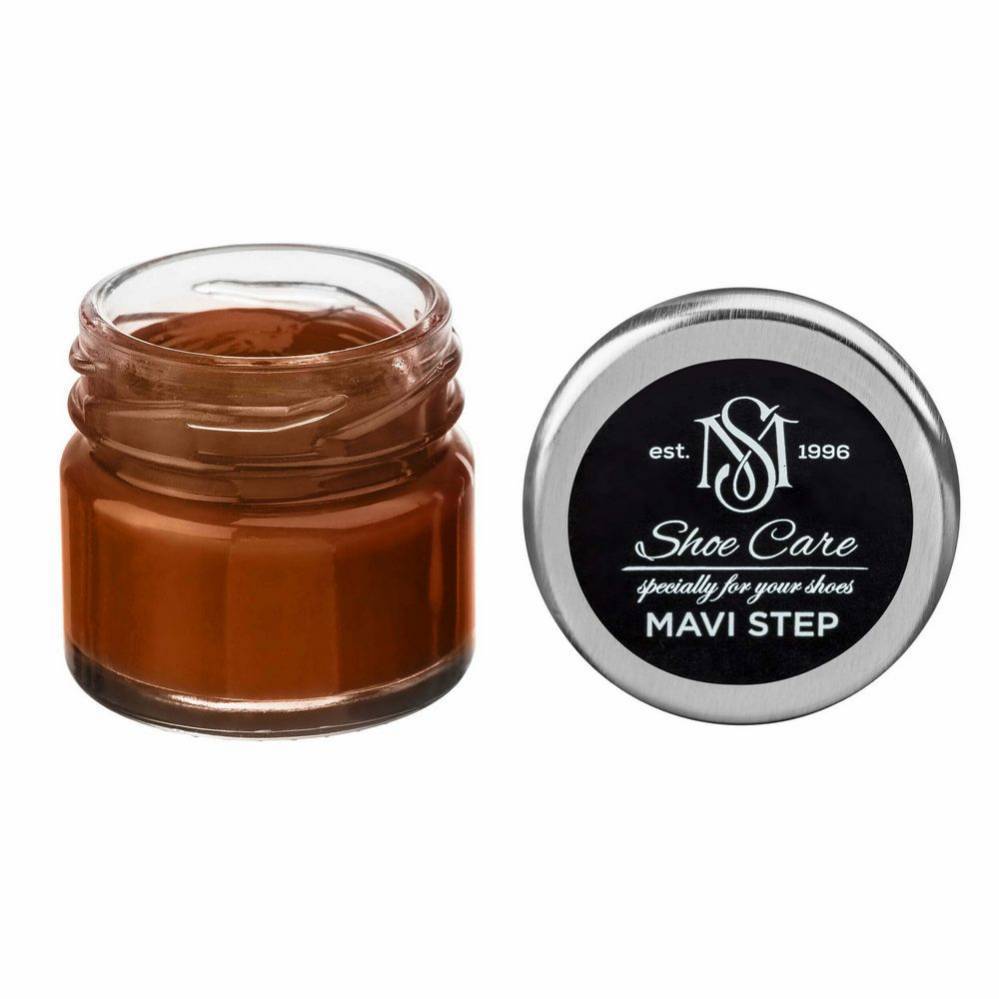 MAVI STEP Creme de Beaute Wax Leather Shoe Cream - 109 Sandy Grey Brown ... - $14.99