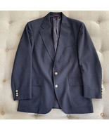 Jos A Bank Navy Dark Blue Blazer Gold Button 43L - $38.88