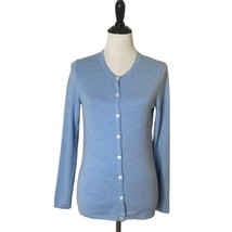 J. McLaughlin Women&#39;s Blue Cardigan Sweater Button Front Long Sleeve Size S - £15.56 GBP