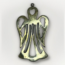 Vintage Sterling Silver Handmade Angel Pendant 925 THAI Cut Out Design Pendant - $18.70