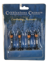NIP Vintage Cobblestone Corners Coordinating Accessories Street Park Lights - $6.20