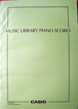 Casio Music Library Piano Scores Book, Large 252 Pages of Classical Shee... - $29.69