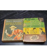 TWO BIG LITTLE BOOKS Men of the Mounted DAN DUNN &amp; UNDERWORLD GORILLAS - £9.01 GBP