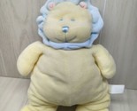 Sugar Loaf plush pastel yellow lion blue feet mane nose eyes pink ears - $39.59