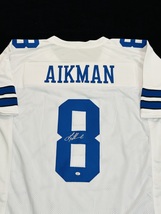 Troy Aikman Signed Dallas Cowboys Football Jersey COA - £155.67 GBP