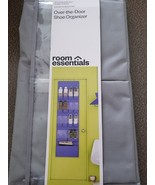 15-Pocket Over-the-Door Hanging Shoe Organizer Gray - Room Essentials - $26.18