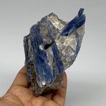 409.9g, 4.2&quot;x2.8&quot;x1.9&quot;,Blue Kyanite Quartz  Mineral Specimen @Brazil, B32877 - £63.83 GBP