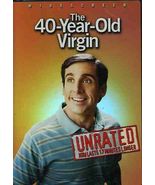 NEW The 40 Year Old Virgin DVD, 2005 Widescreen Unrated)Steven Carell - $126.41 MXN