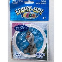 Blip Toys Disney Olaf Peel And Stick Badge Light Up Yazzles Gift Party Favor - £2.37 GBP